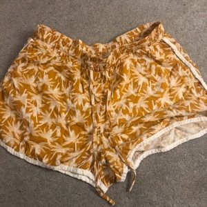 Fun Yellow Flowy shorts